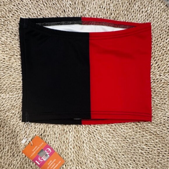 NWT LOJO Collegiate Apparel Maryland Terps Two Tone Tube Top, One Size - Picture 4 of 5